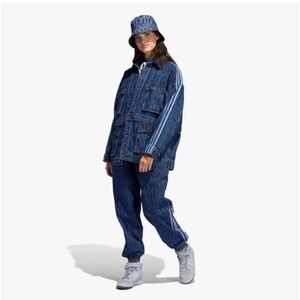 Adidas x Ivy Park Monogram Denim Jacket